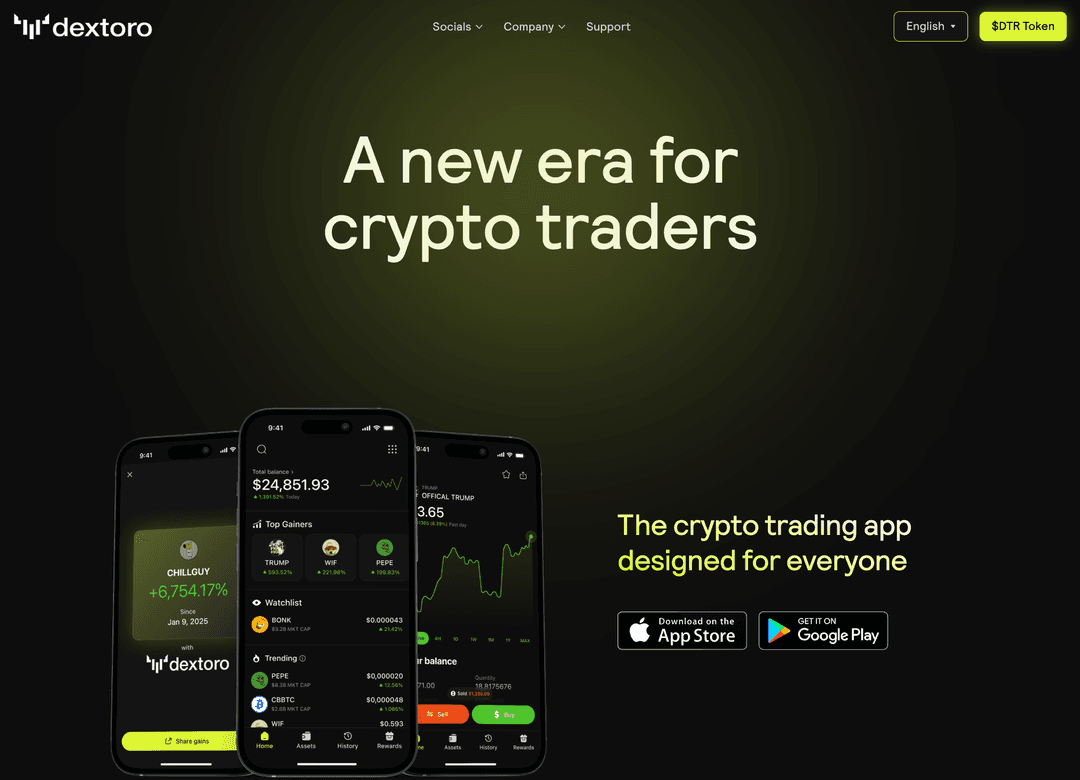DexToro: DeFi Crypto Trading & Investing App